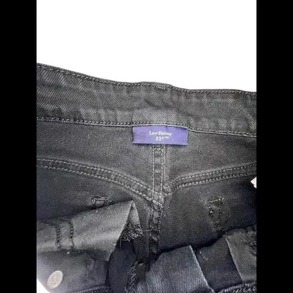 Levi's Women's 531 Low Skinny Size 12L - Picture 4 of 9